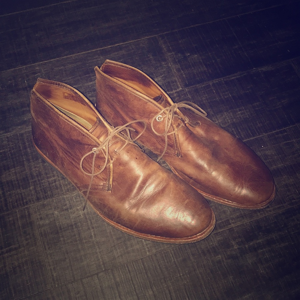 Timberland Wodehouse chukka cognac dress shoes